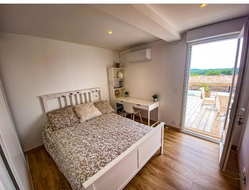 Maison Au Calme Avec Piscine Riviere-Saas-et-Gourby ภายนอก รูปภาพ